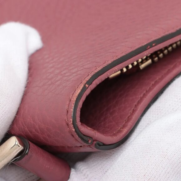 Gucci Bamboo Tassel Leather Two-Way Handbag Pink - Picture 13 of 16